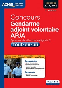 Concours Gendarme adjoint volontaire - APJA - Catégorie C - Tout-en-un - Concours 2017-2018