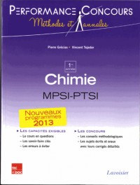 Chimie MPSI-PTSI 1re année