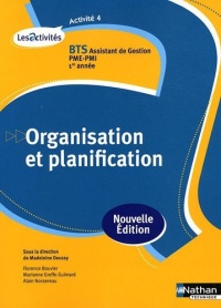 Activité 4 - Organisation et planification - BTS AG pme-pmi