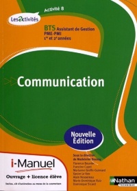 Activité 8 - Communication - BTS AG pme-pmi