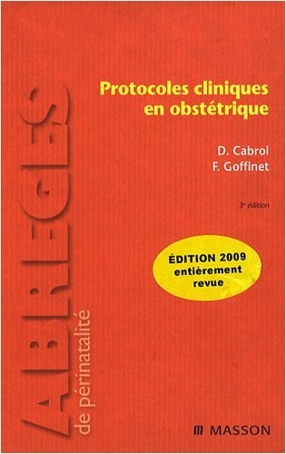Protocoles cliniques en obstétrique