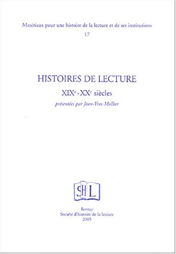 Histoires de lecture XIXe-XXe siècle