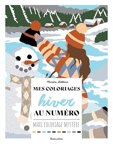 Mes coloriages au numéro - Hiver