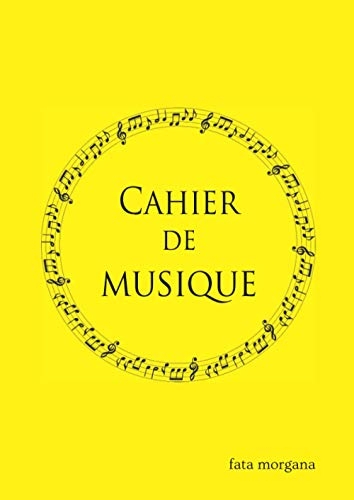 Cahier de musique: Carnet de 108 pages de partitions (10 portées par page) - 21×29,7 cm
