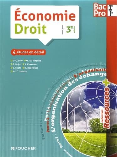 Ressources plus Economie-Droit 1re-Tle BAC PRO - 3e édition