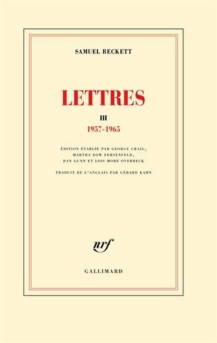 Lettres III: (1957-1965)