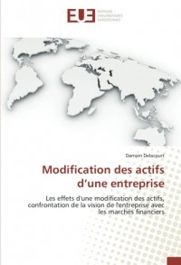 Modification des actifs d'une entreprise