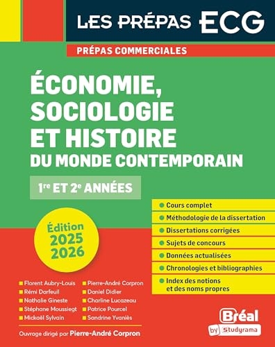 Économie, sociologie, histoire du monde contemporain 2025-2026