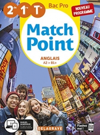 MatchPoint Anglais 2de, 1re, Tle Bac Pro (2020) - Pochette élève