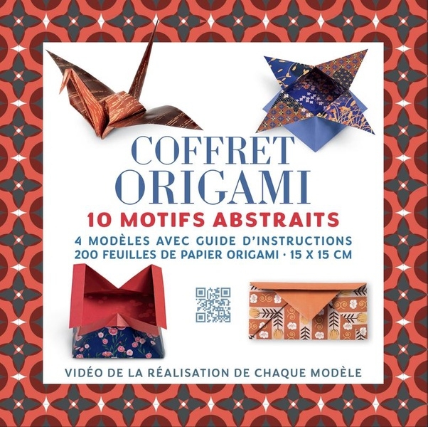 Coffret Origami 10 motifs abstraits
