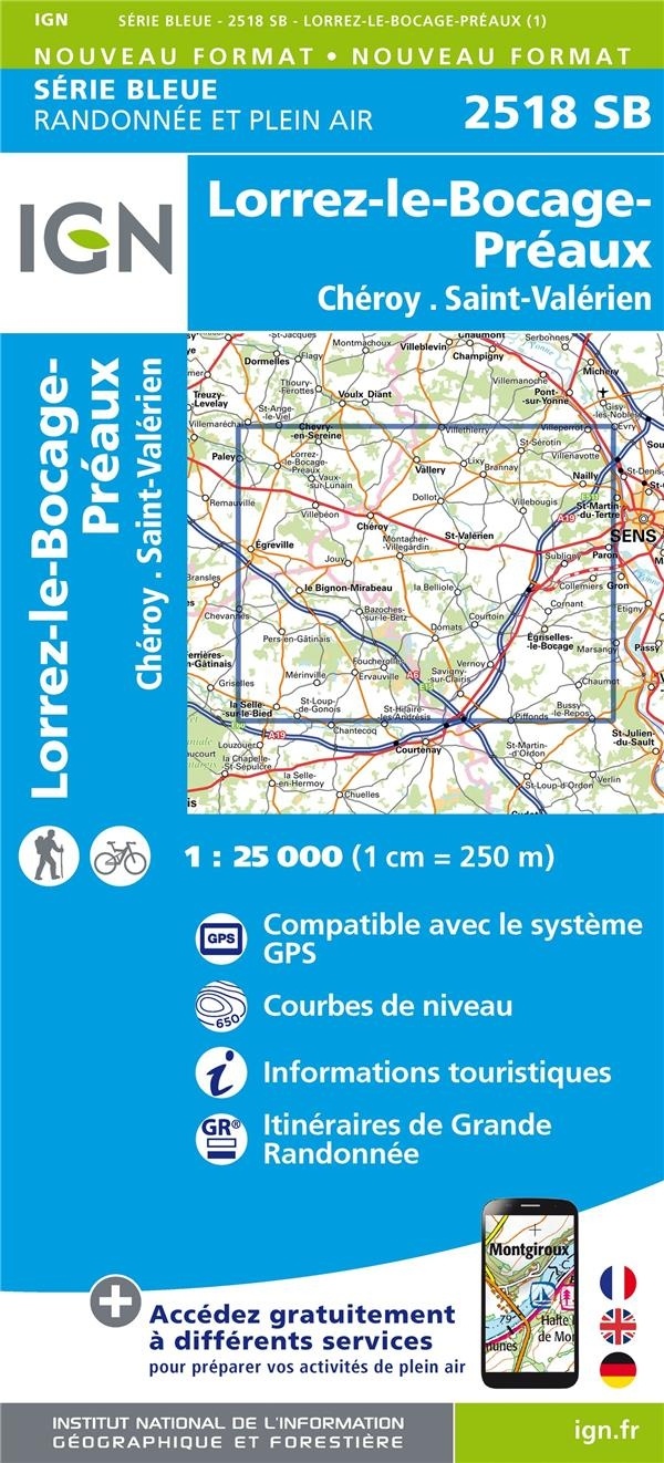 2518SB LORREZ-LE-BOCAGE PREAUX CHEROY ST-VALERIEN