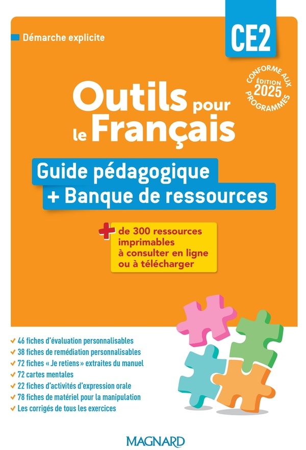 Outils pour le Français CE2 (2025) - Guide pédagogique + Banque de ressources