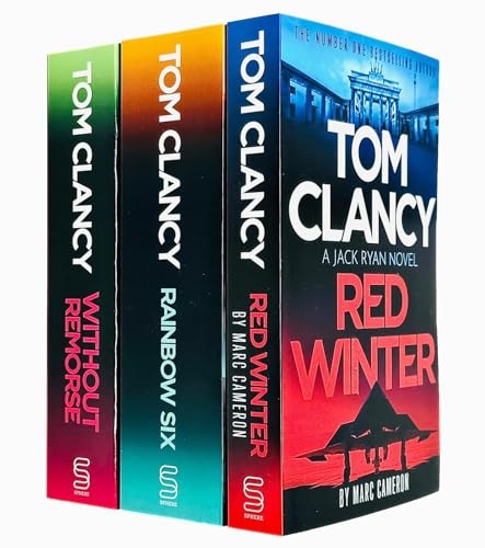 Tom Clancy Red Winter, Rainbow Six & Without Remorse By Marc Cameron & Tom Clancy 3 Books Collection Set [9789124331443]