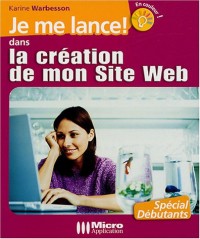 Je me lance dans la création de mon site Web