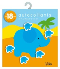Je M'amuse a Coller : les Eléphants - Dès 18 mois