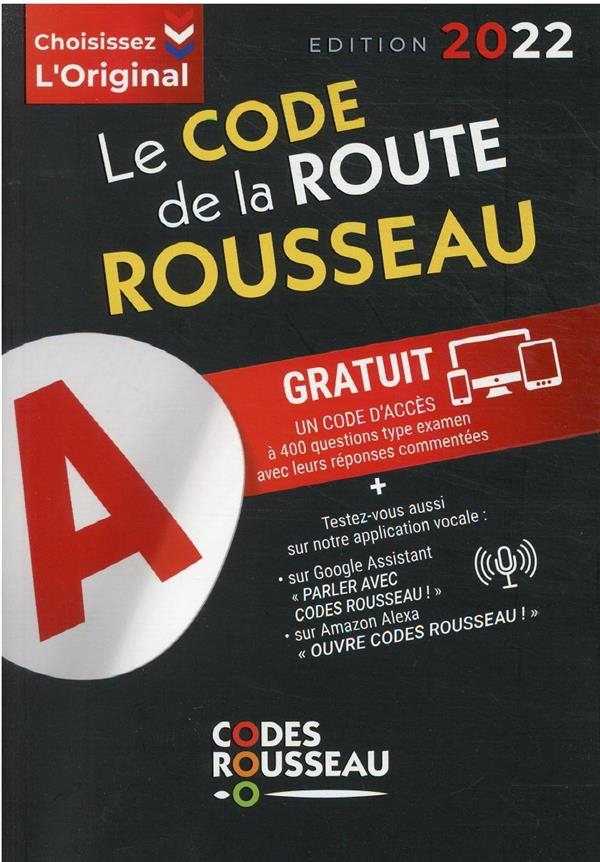 Code Rousseau de la route B 2022