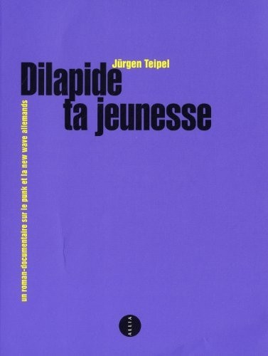 Dilapide ta jeunesse - Un roman-documentaire sur le punk et la new wave allemands