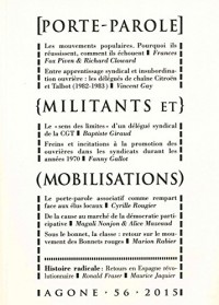 Agone, N° 56 : Représenter, déléguer, mobiliser