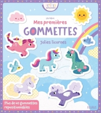 Mes premières gommettes - Jolies licornes