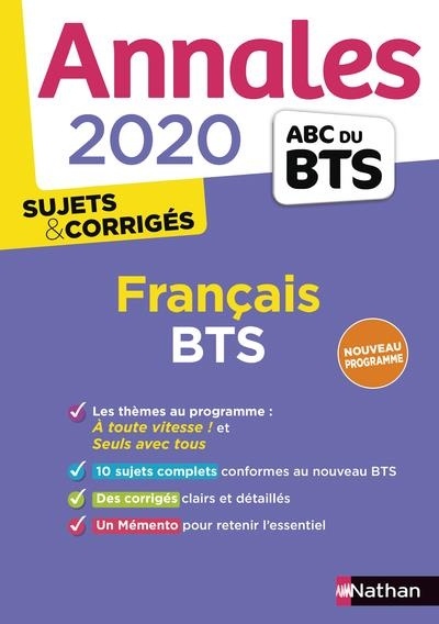 Annales ABC du BTS 2020 Français
