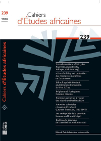 Cahiers d Études Africaines, N 239 - Varia