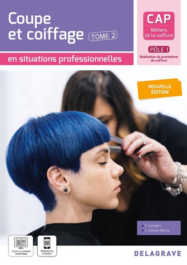 En situations professionnelles Coupe et coiffage - Pôle 1 T2 - CAP Métiers de la coiffure (2025) - Pochette élève