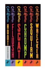 Hiaasen 6-Book Paperback Boxed Set: Hoot; Flush; Scat; Chomp; Squirm; Wrecker