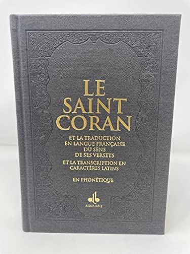 Saint Coran (17 x 24 cm) PhonEtique (fr/ar/phonEtique) - Couverture Daim Gris