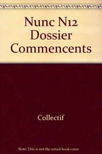 Nunc N12 Dossier Commencents