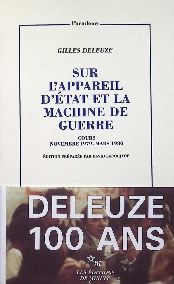 Sur l'appareil d'État et la machine de guerre