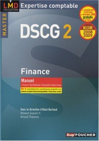 DSCG 2 Finance : Manuel 2008-2009 (Ancienne Edition)