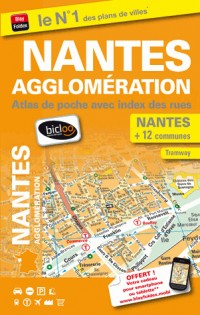 Nantes agglomération : Atlas de poche avec index des rues