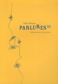 Parlures (2) : Journal d'un quelqu'un