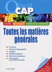 Objectif CAP : Toutes les matières générales