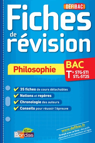 DEFIBAC FICHES PHILO TER STMG