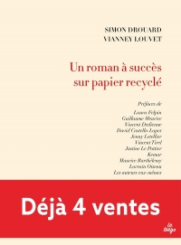 Un roman a succes sur papier recycle