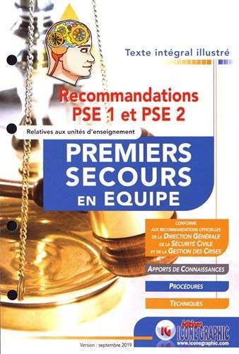 Recommandations PSE 1 et PSE 2 premiers secours en équipe