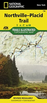 National Geographic Trails Illustrated Topographic Map Northville-Placid Trail, New York