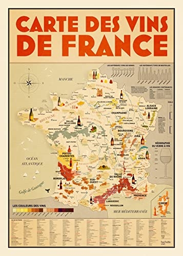 La carte des vins de France