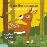 Mon livre puzzle des animaux de la fôret
