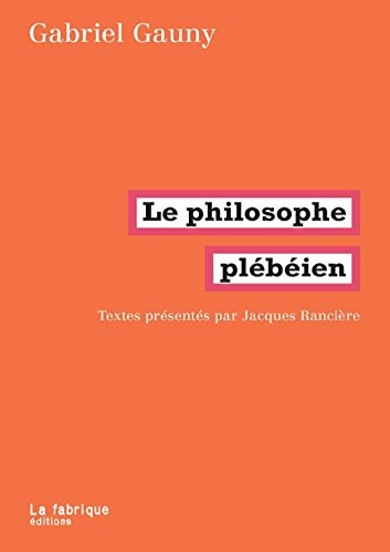 Le philosophe plébéien