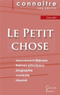 Fiche de lecture Le Petit chose de Alphonse Daudet (Analyse littéraire de référence et résumé complet)