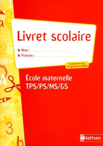 Livret scolaire Maternelle