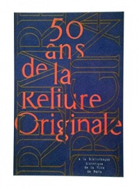 50 ans de la reliure originale à la bibliothèque historique de la ville de Paris