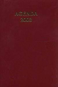 Agenda liturgique de poche 2003