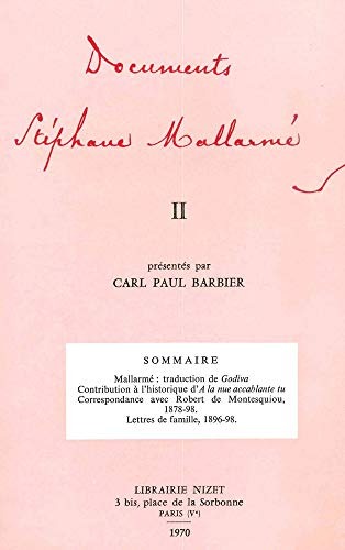 Documents Stephane Mallarme