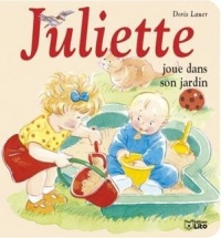 Mini Juliette joue dans son jardin