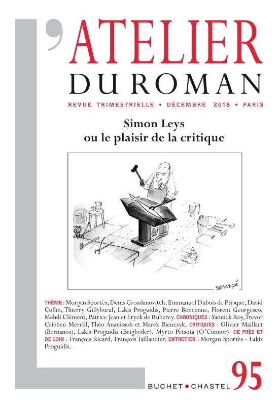 REVUE ATELIER DU ROMAN N95