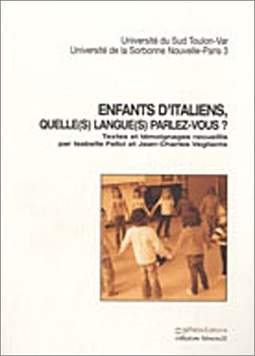 Enfants d'italiens, quelle(s) langue(s) parlez-vous ?