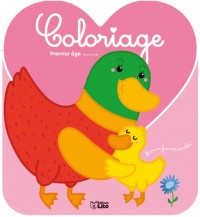 Coloriage Maman, fais-moi un calin : les canards - De 2 à 3 ans